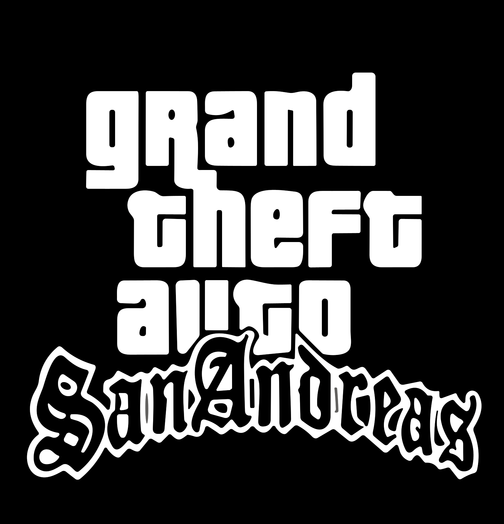 Grand Theft Auto San Andreas Logo – 1616×1680